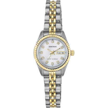 Armitron Women's Genuine Crystal Accented Bracelet Watch, 75-2475