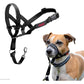 HALTI Headcollar - To Stop Your Dog Pulling on the Leash. Adjustable, Reflective and Lightweight, with Padded Nose Band. Dog Training Anti-Pull Collar for Large Dogs (Size 4, Black)