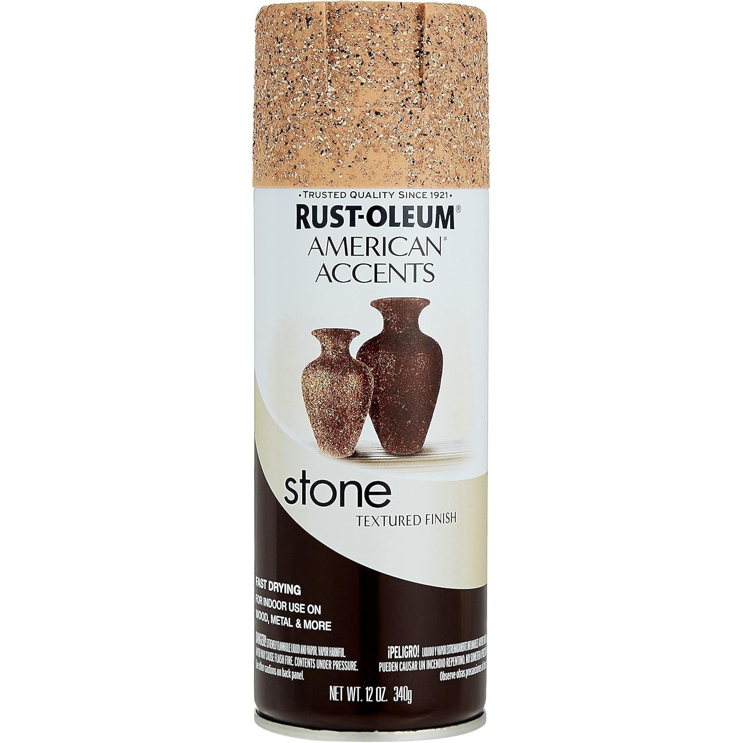 Buy now Rust-Oleum 7990830 Stone Creations Spray, 12 oz, Bleached Stone 12 Ounce (Pack of 1) Sienna Stone at indiglob india
