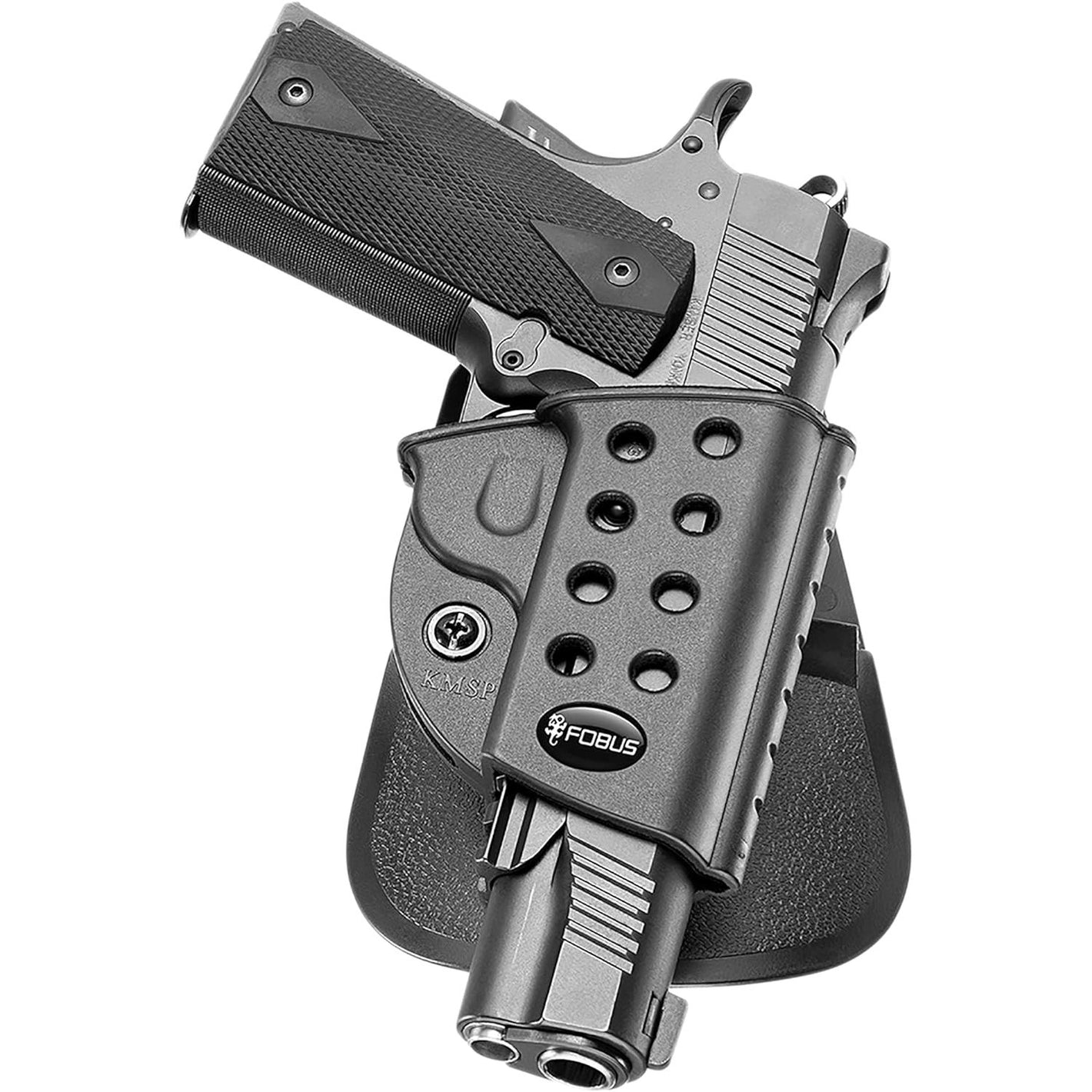 Fobus R1911 Evolution Holster Fits 1911 Pistols with Rail, Right Hand with Paddle