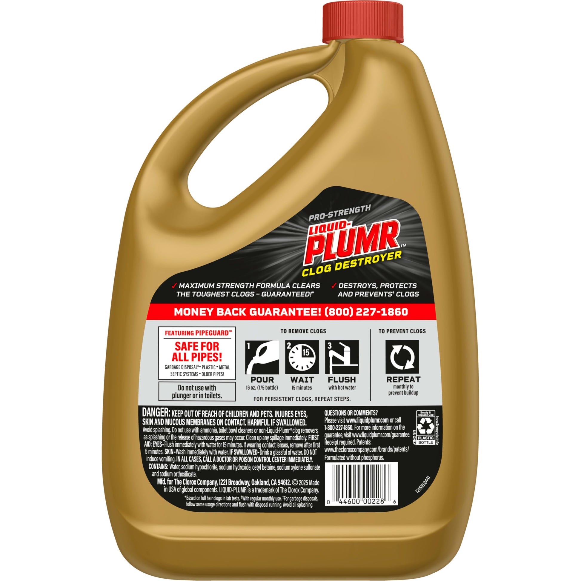 Buy now Clorox Liquid-Plumr Pro-Strength Clog Destroyer, Liquid Drain Cleaner, 80 Fluid Ounces (Package May Vary) at indiglob india