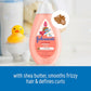 Johnson's Kids Curl-Defining, Frizz Control, Tear-Free Shampoo + Shea Butter, Paraben-, Sulfate- & Dye-Free, Hypoallergenic & Gentle for Kids Hair, 13.6 fl. oz