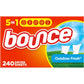 Bounce Dryer Sheets Laundry Fabric Softener, Outdoor Fresh Scent, 240 Count
