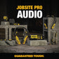 Buy now DEWALT Heavy Duty Bluetooth Jobsite Pro X2 ANC True Wireless Earbuds, Active Noise Cancelling Work Earbuds, Turn Dial Controls, 10Hr Runtime (40+ w/Case), 4 EQ Modes, IP54 at indiglob india