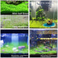 Aquarium Plant S.e,e,ds. not Fish Tank Aritificial Plastic Plant,10gram Mini-Leaf+8grame Long Hair Grass Fresh Water Carpet Decor