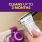 Kaboom Scrub Free! Toilet Bowl Cleaner System with 2 Refills