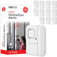 GE Personal Security Window and Door Alarm, 12 Pack, DIY Protection, Burglar Alert, Wireless Chime/Alarm, Easy Installation, Home Security, Ideal for Home, Garage, Apartment and More, White, 45989