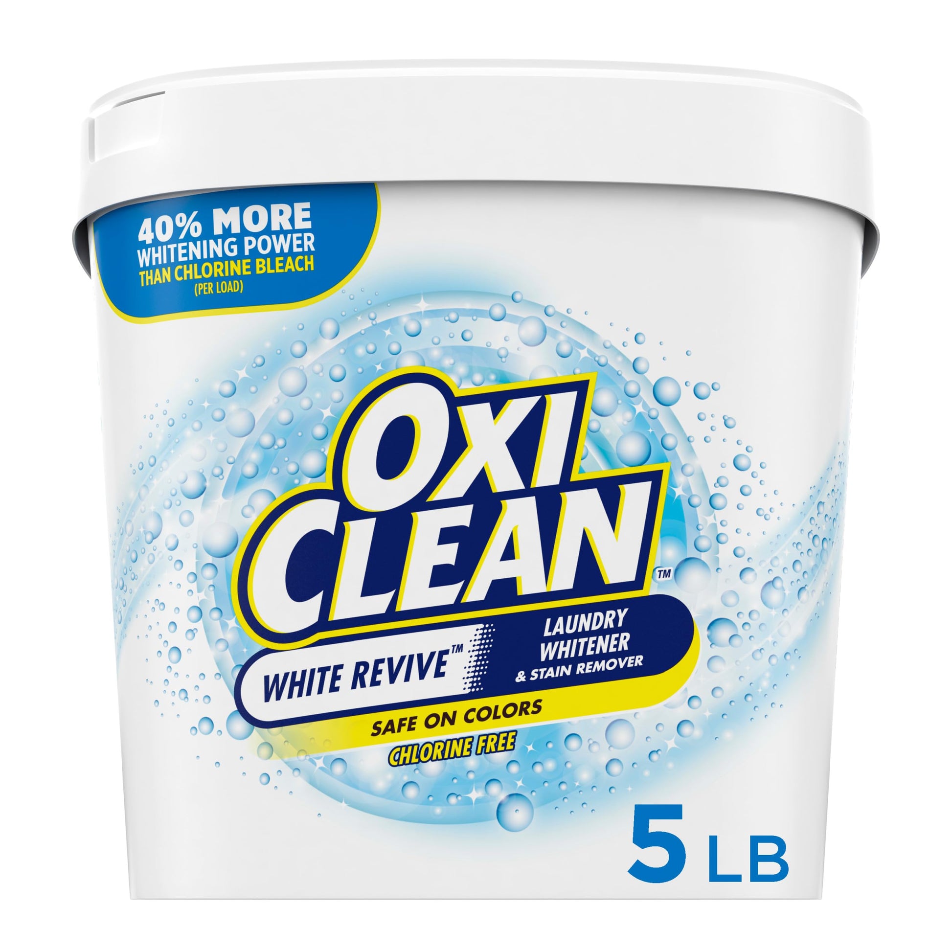 Buy now OxiClean White Revive Laundry Whitener and Stain Remover Powder, Alternative to Bleach for Laundry, 3 lb 5 Pound (Pack of 1) OxiClean Powder at indiglob india