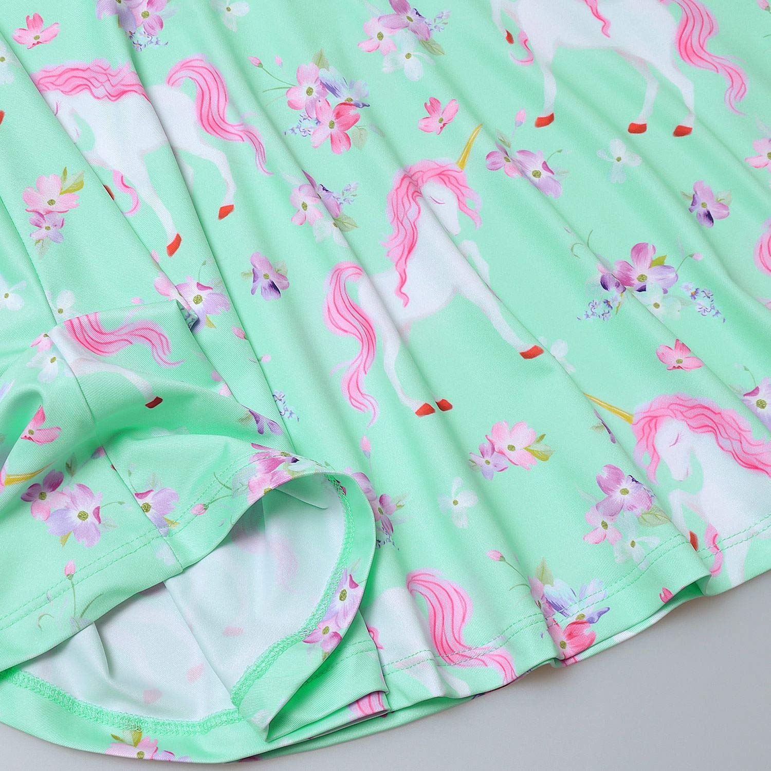 Buy now Matching Girl & Doll Dresses Floral Summer Clothes for Big Girls Kids Green at indiglob india