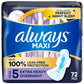 Buy now Always Maxi Overnight Pads with Wings for Women, Size 5, Extra Heavy Overnight Absorbency, Unscented, 36 Count at indiglob india