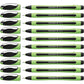 Schneider Xpress Premium Fineliner, 0.8 mm Porous Point, Light Green Barrel, Blue Ink, Box of 10 Pens (190003)