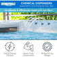 HYDROTOOLS BY SWIMLINE 8715 Mini Chemical Dispenser For Spas and Personal Pools| Compatible With Bromine & Chlorine Supports 1’’ Tablets | Adjustable Control Ring For Customizable Flow Rate