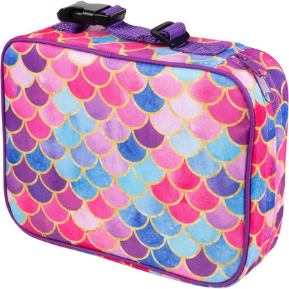 Bentology Lunch Box for Kids- Insulated, Waterproof, Durable Tote Bag Lunchbox fits Bento Boxes, Containers, Jars, Bottles- Keeps Food Hotter or Colder Longer- Back To School Reusable Sleeve For Girls