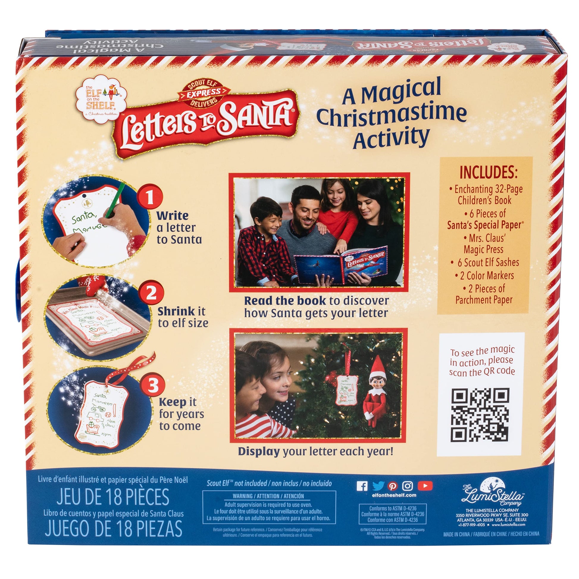 Buy now The Elf on The Shelf: Letters to Santa - Send Shrinking Christmas Lists to Santa through your Elf- 18 Piece Gift Set Includes Magic X-mas Paper, Mrs Claus' Press, Ribbon Sashes, Markers, and Parchment at indiglob india
