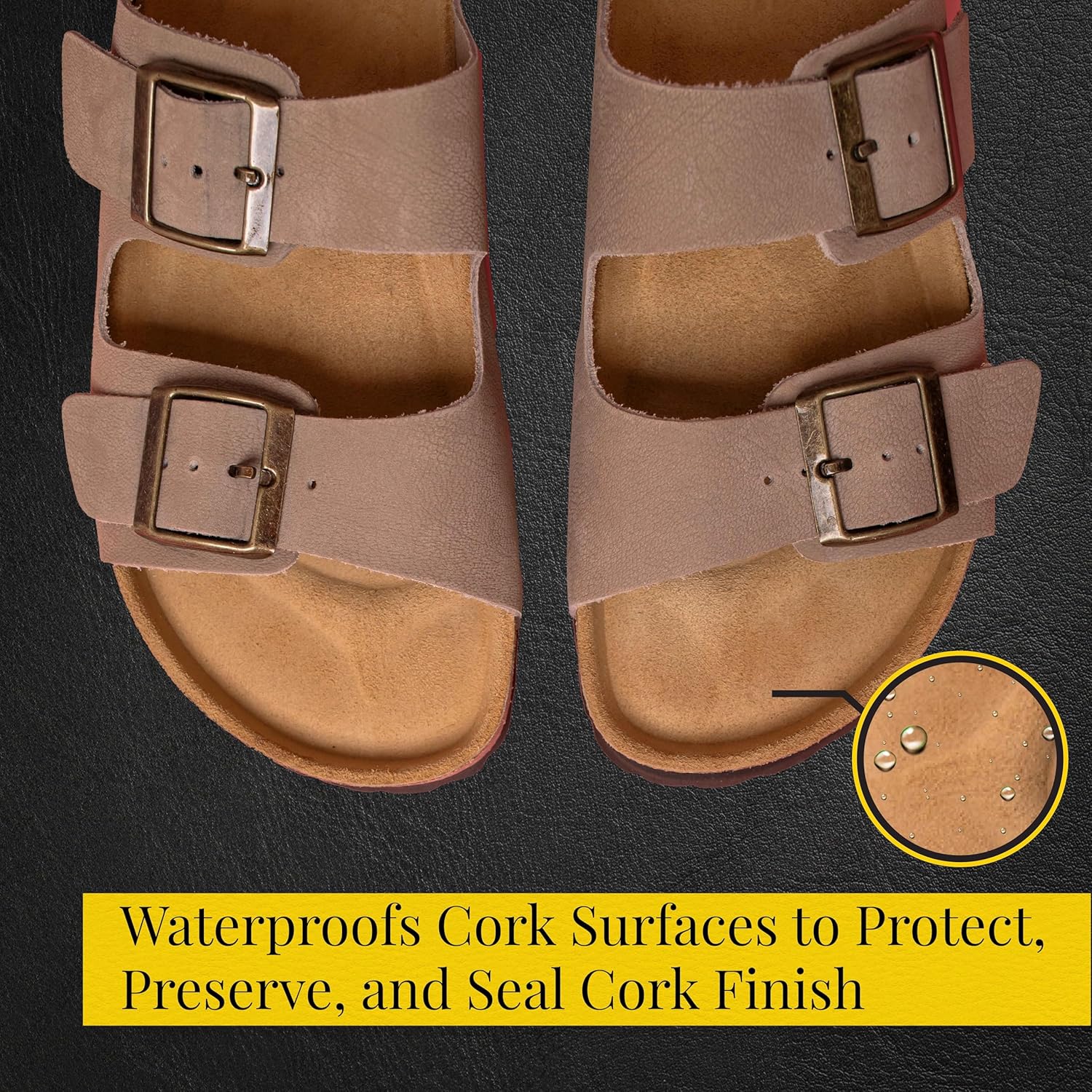 Buy now Kelly's Cork Renew Sealer (2.2 fl oz) - Waterproof & Protect Cork Surfaces w/ Brush Applicator - Water Based Formula Dries Clear, Prevents Drying & Breaking Down of Sandles, Shoes, Fishing Rod, Coasters at indiglob india