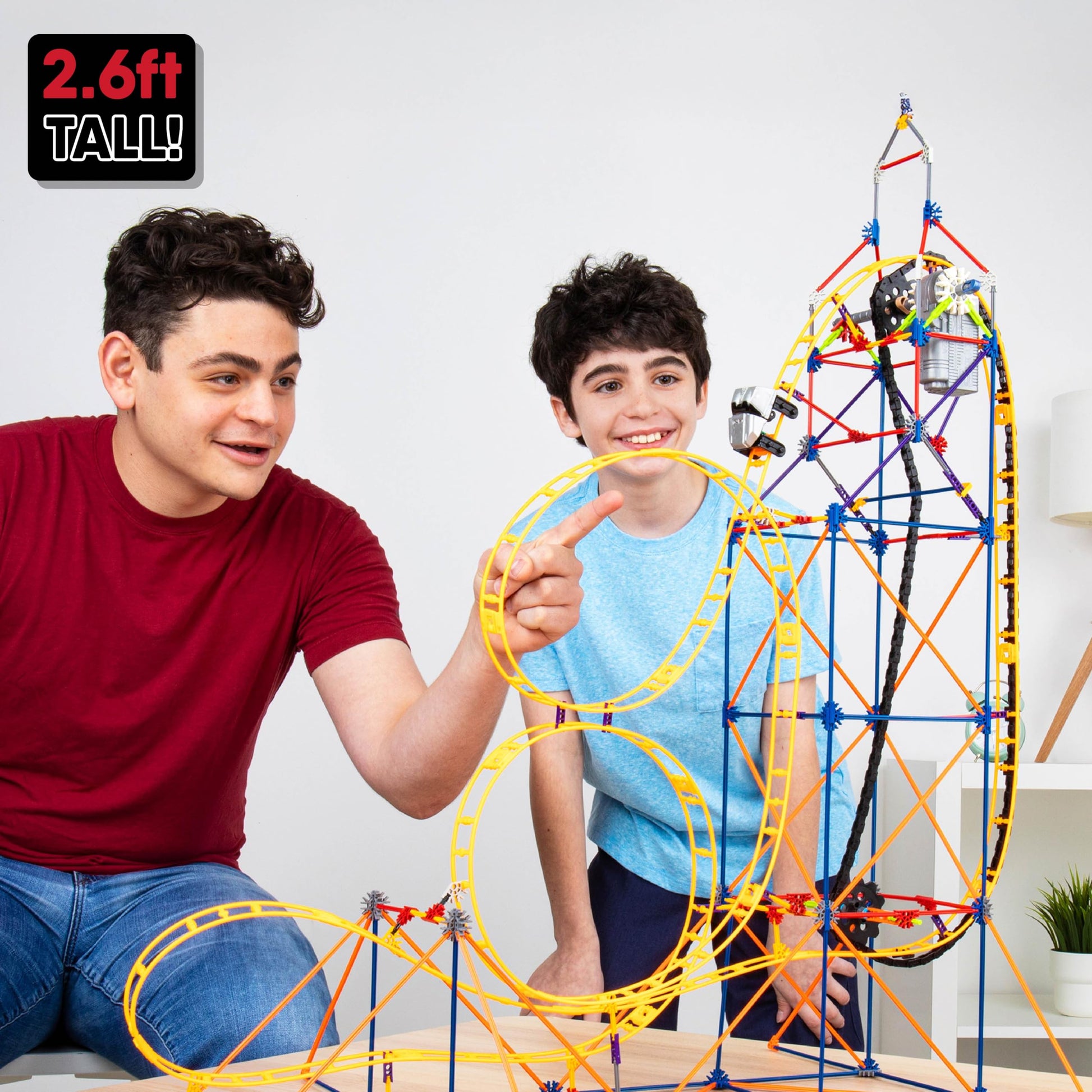 Buy now K'NEX - Amazin' 8 Coaster ‚ STEM Building Set, Kid Construction, Creative Play Toy‚ Ages 9+ at indiglob india
