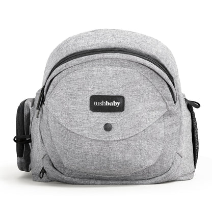 Buy now Tushbaby Original Hip Seat Baby Carrier for Babies & Toddlers up to 45 lbs, Safety Certified, Lightweight No-Foam Design with Storage & Nursing Support, Grey Grey at indiglob india