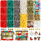 Redtwo 5100 Clay Beads Bracelet Making Kit, Flat Preppy Beads for Friendship Jewelry Making,Polymer Heishi Beads with Charms Gifts for Teen Girls Crafts for Girls Ages 8-12