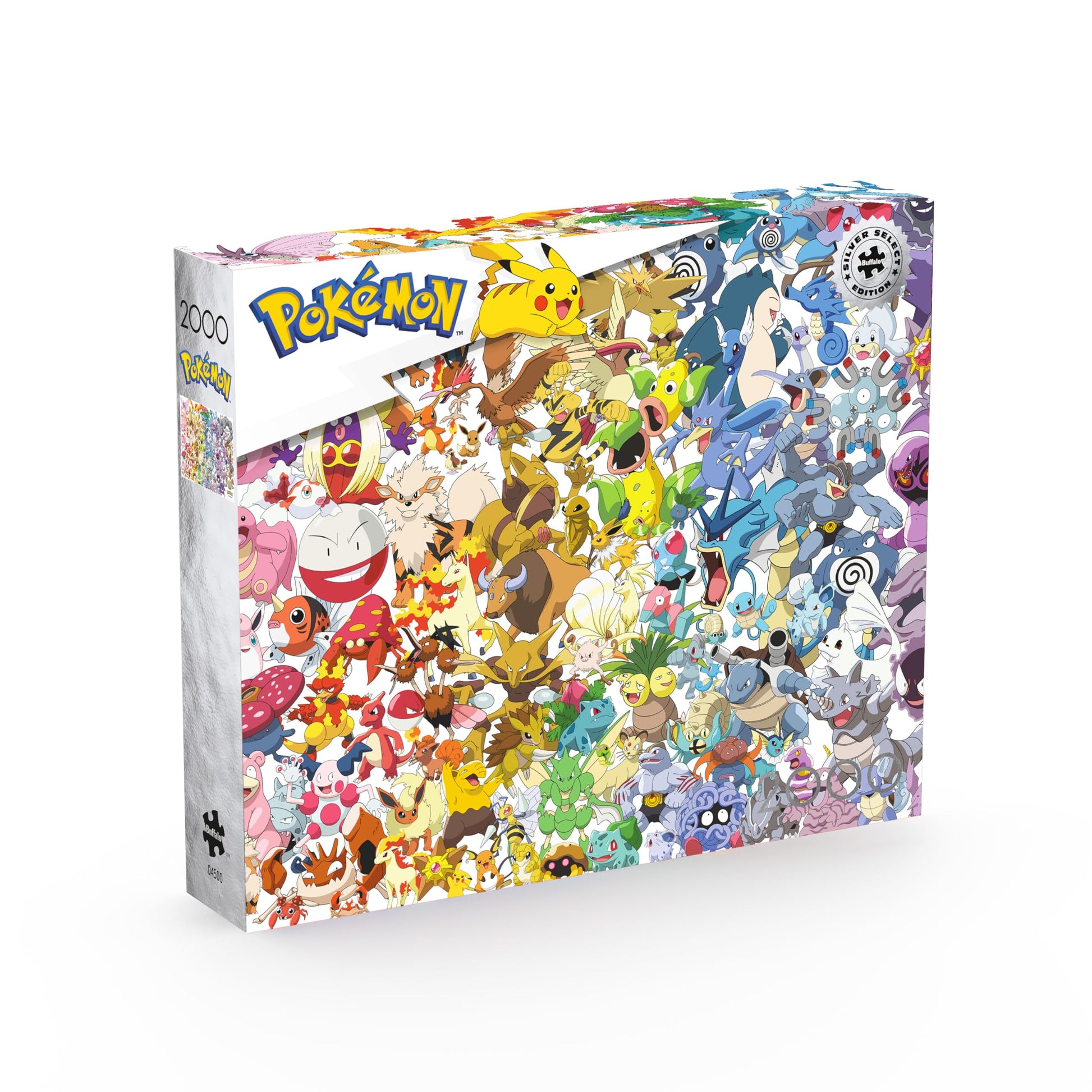 Buy now Buffalo Games ƒ?? 2000 Piece Pok??mon Silver Select Kanto 151 Jigsaw Puzzle Colorful Puzzle for Adults ƒ?? Precision-Cut Pieces, Beautiful Artwork, and Hours of Relaxing Fun at indiglob india