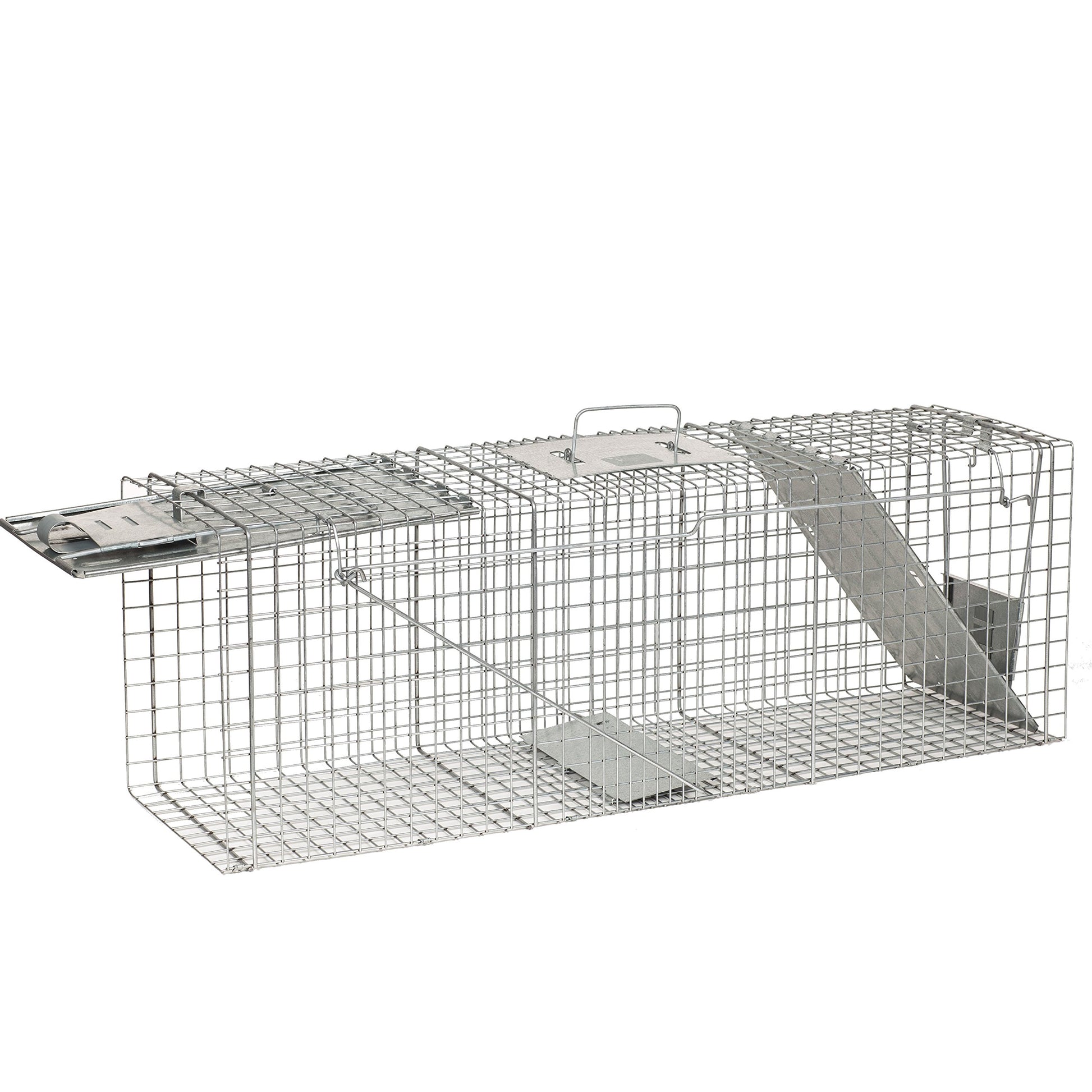 Buy now Havahart Large 2 Door Humane Catch and Release Live Animal Trap for Armadillos, Beavers, Bobcats, Small Dogs, Cats, Foxes, Groundhogs, Nutria, Opossums, Raccoons, Live Catch Trap for Stray Dogs 1045SR at indiglob india
