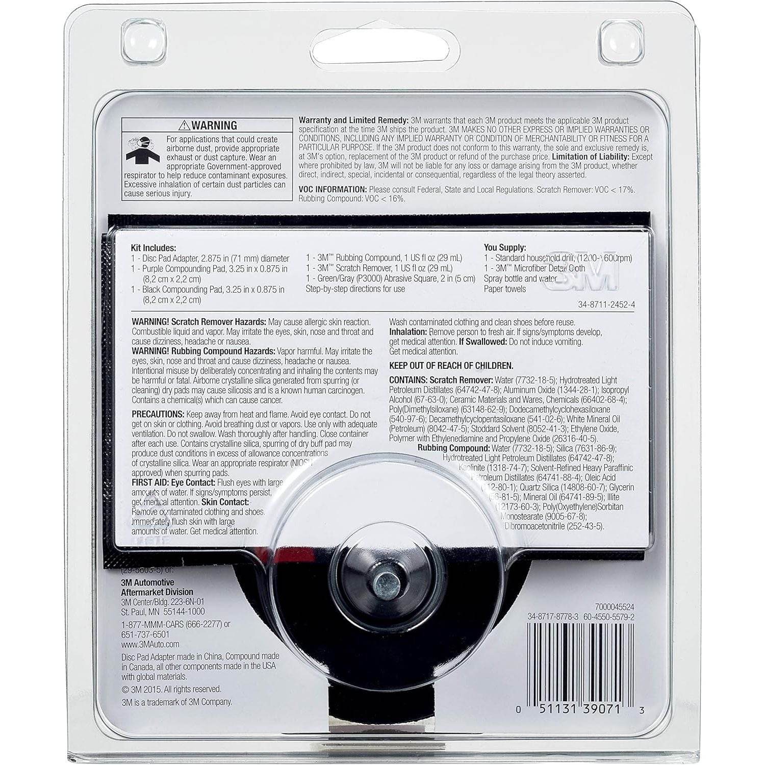 3M Scratch Removal System, 39071, 1 Kit - My Store