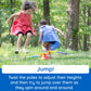 Buy now Fat Brain Toys 2-in-1 Musical Jump 'n Toss, Active Indoor/Outdoor Games for Kids Ages 4+, Fun Toys, Kids Activities at indiglob india