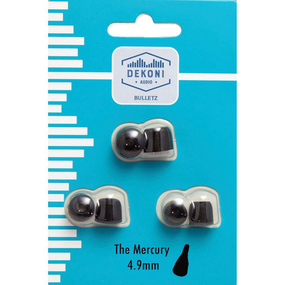 Mercury Bulletz Premium Memory Foam Ear Tips | Replacement Earbud Tips in Small, Medium, Large Sizes | Single Pair, 3-Pack & Variety Pack Options for in-Ear Headphones (Three Pack, Variety)