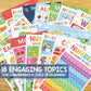 Buy now BEAWART 18 Laminated Educational Posters For Toddlers, Preschool Posters for Classroom, Kindergarten Wall Decor, PreK Learning Materials Alphabet Number Chart at indiglob india
