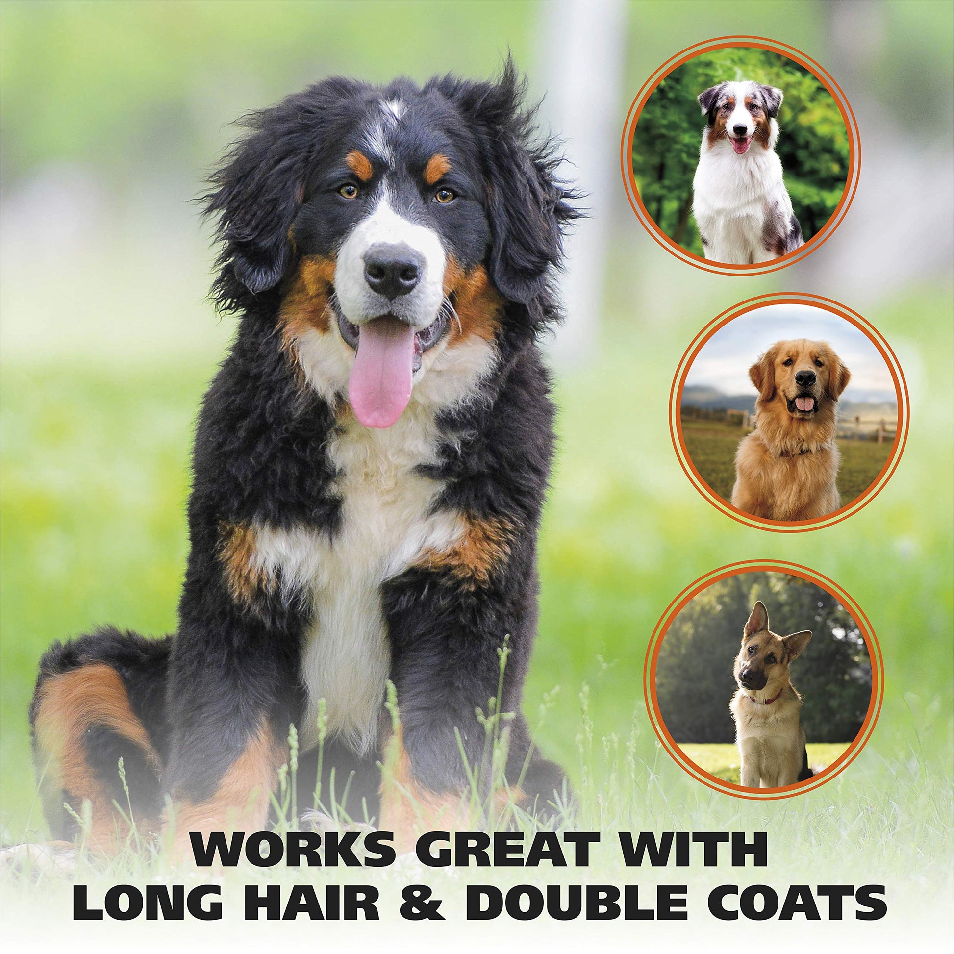 Buy now Wahl Premium Patented Dual Level Sensitive Skin Pet Slicker ƒ?? Ergonomic handle makes Deshedding, Grooming and Brushing Comfortable for you and your Dog or Cat - 858500 at indiglob india