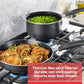 Buy now T-fal Signature Nonstick Cookware Set 12 Piece, Oven Broiler Safe 350F, Pots and Pans, Kitchen Cooking Set w/Fry Pans, Saucepans, Saute Pan, Dutch Oven, Griddle, Kitchen, Home, Dishwasher Safe, Black at indiglob india