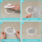 50 Pack, Disposable Shower Drain Hair Catcher Mesh Stickers…