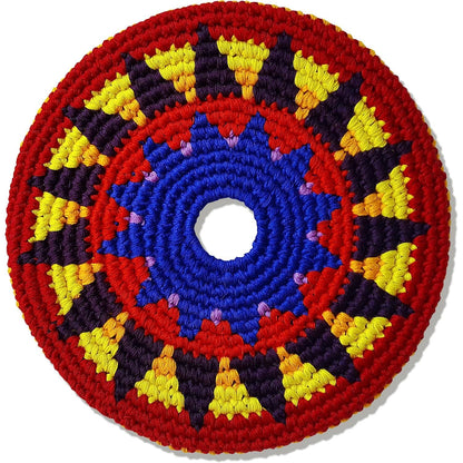 Buena Onda Indoor Flying Disc - 7'' Flexible Sport Disc for Indoor and Outdoor Play - Amazing Handmade Quality from Guatamala - Pocket Discs are Played in Over 20 Family Fun Games