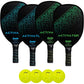 Franklin Sports Pickleball Paddle and Ball Set - Wooden Pickleball Rackets + Pickleballs - Activator - USA Pickleball (USAPA) Approved