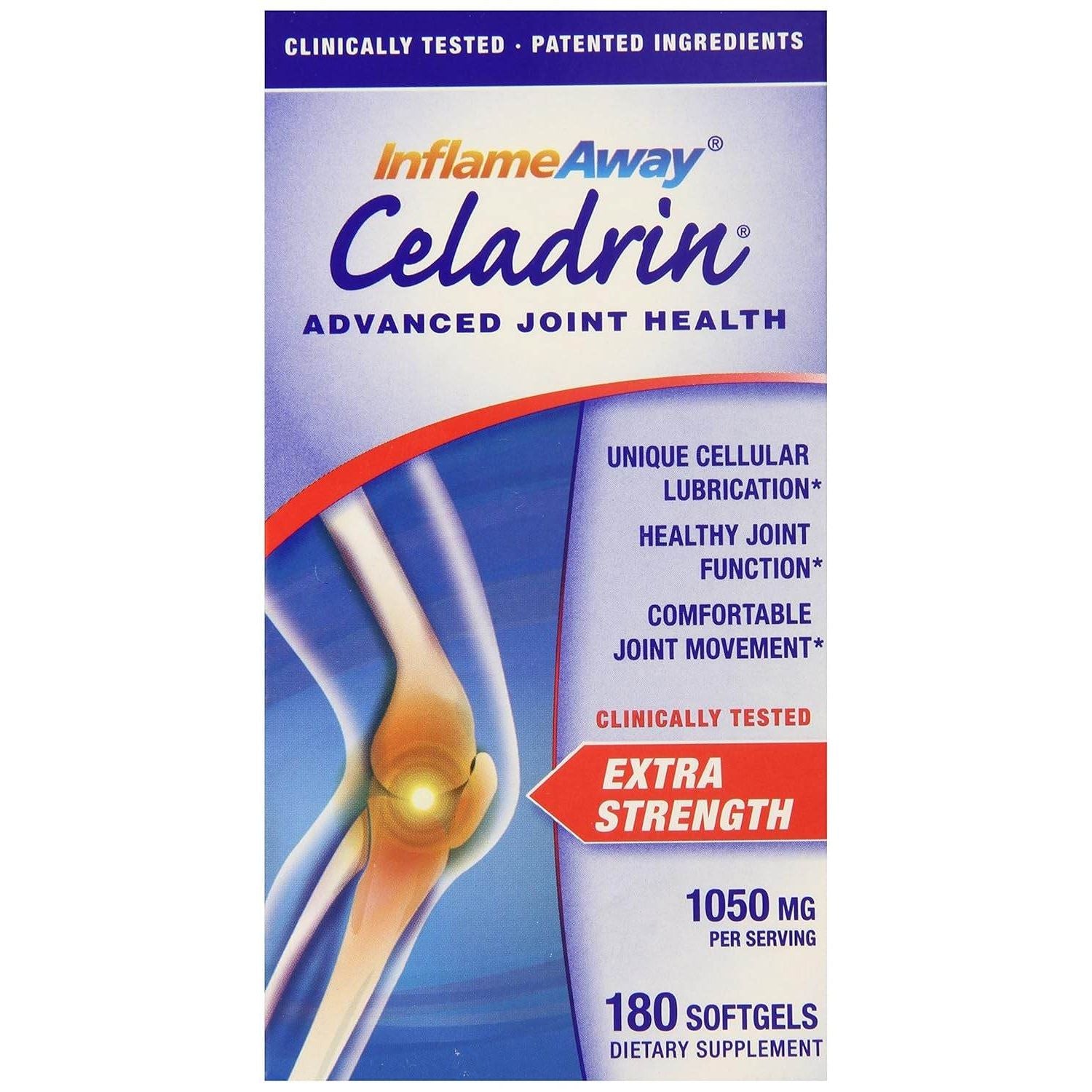 Celadrin® Advanced Joint Health 1050 Mg, 180 Softgels Fast, Long Lasting Joint Comfort - My Store