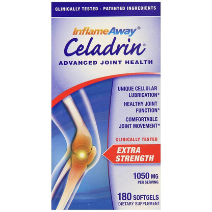 Celadrin® Advanced Joint Health 1050 Mg, 180 Softgels Fast, Long Lasting Joint Comfort - My Store