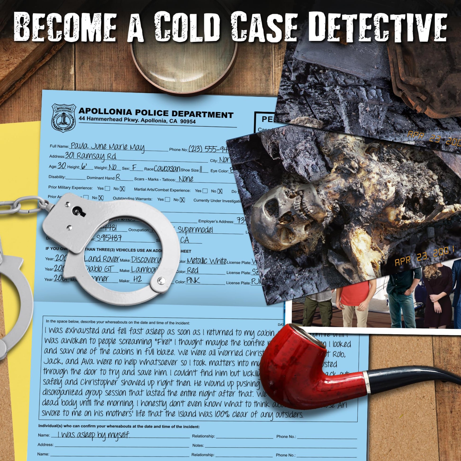 Buy now Unsolved Case Files | Doe, Jane - Cold Case Murder Mystery Game - Can You Solve The Crime? Who Killed Jane Doe? at indiglob india