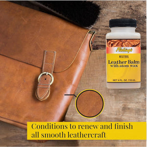 Buy now Fiebing's Leather Balm (4 oz) - Liquid Atom Wax Top Finish Conditioner for Neutral Recoloring All Smooth Leathercraft - Restore, Soften, Polish Car, Furniture, Boot, Purse with Natural Mellow Finish at indiglob india