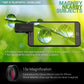 Buy now Pro Lens Kit for iPhone and Android, Macro and Wide Angle Lens with LED Light and Travel Case Black at indiglob india