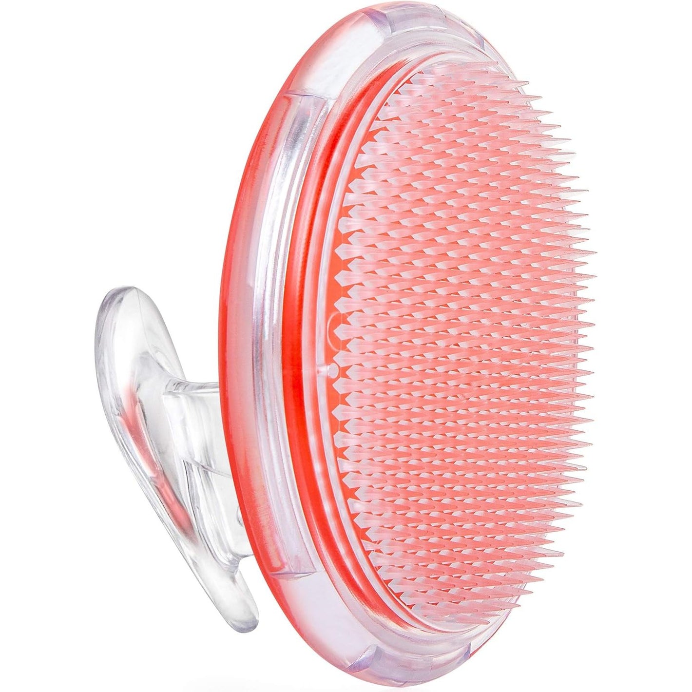 Dylonic Exfoliating Brush for Ingrown Hair and Razor Bump Prevention - Gentle Pre-Shave Exfoliator for Silky Smooth Skin on Face, Legs, Bikini Line - Orange, 4x3-Inch