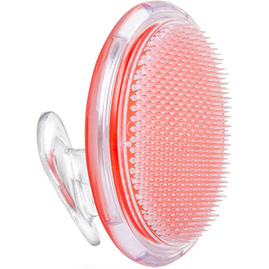 Dylonic Exfoliating Brush for Ingrown Hair and Razor Bump Prevention - Gentle Pre-Shave Exfoliator for Silky Smooth Skin on Face, Legs, Bikini Line - Orange, 4x3-Inch