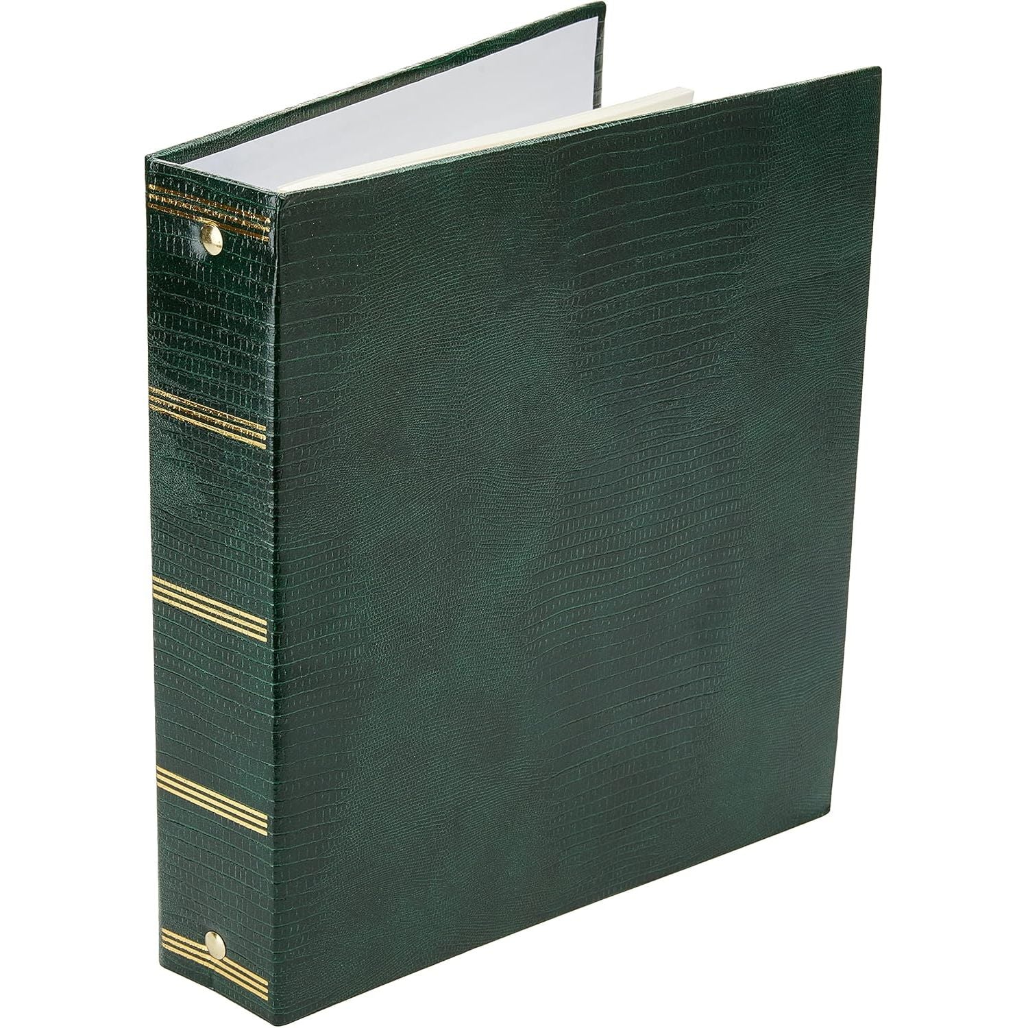 Buy now Magnetic Self-Stick 3-Ring Photo Album 100 Pages (50 Sheets), Hunter Green at indiglob india