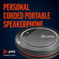 Poly - Calisto 3200 Wired Speakerphone (Plantronics) - Personal Portable Speakerphone for Conference Calls- USB-A Compatible - Connect to your PC/Mac - Works with Teams, Zoom & more