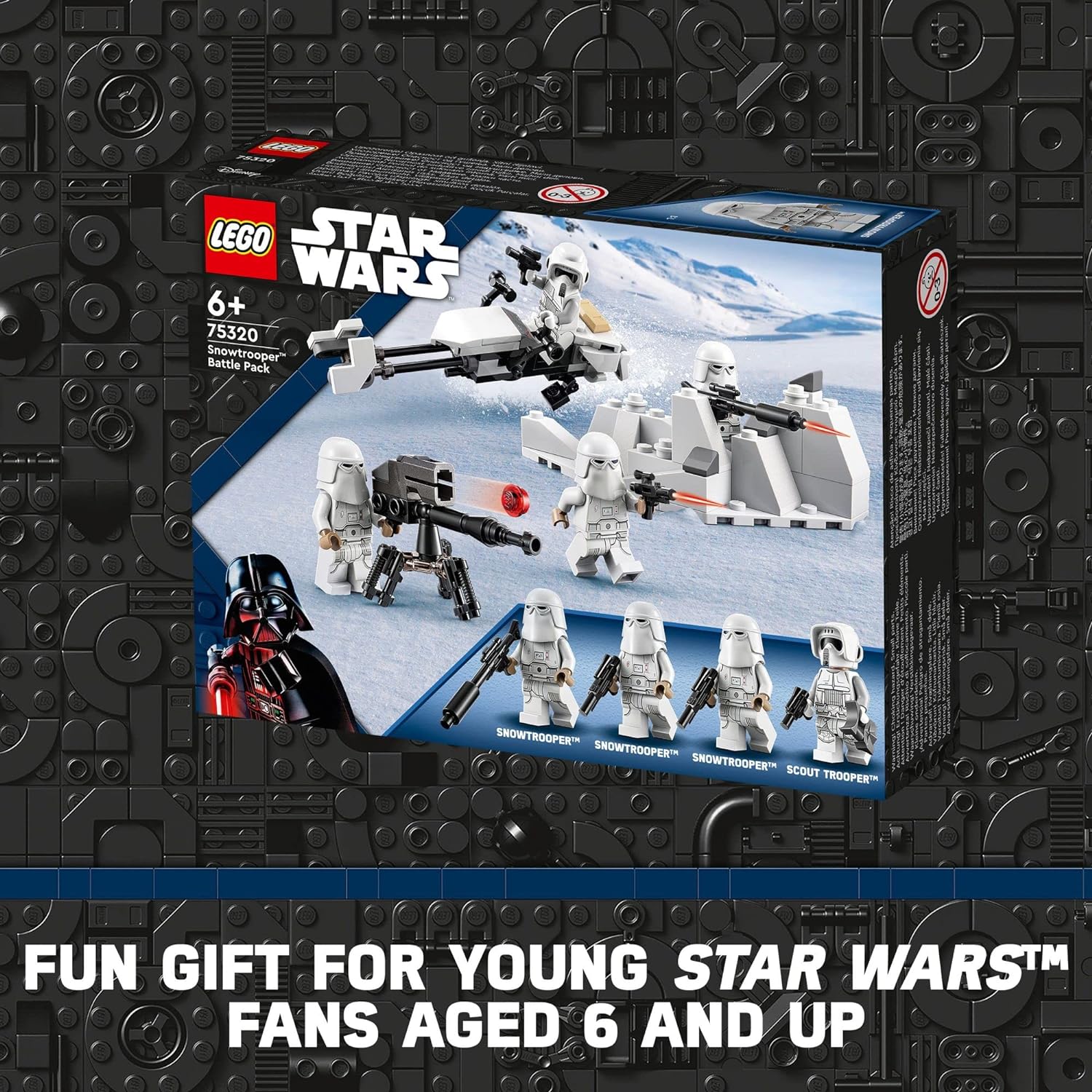 Buy now LEGO Star Wars Snowtrooper Battle Pack 75320 Set, Building Toy with 4 Figures, Blasters and Speeder Bike, Gift Idea for Grandchildren, Kids, Boys and Girls Ages 6 and Up at indiglob india