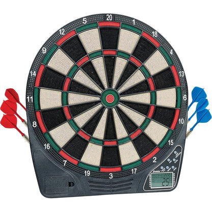 Franklin Sports Electronic Dart Board Sets - Soft Tip Electric Dartboard with Digital Scoreboard - (6) Darts Included