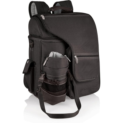 ONIVA Picnic Time Turismo Backpack Cooler With Water Bottle Carrier, Soft Cooler Travel Bag (Black)