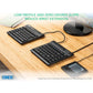 KINESIS Freestyle2 USB-A Ergonomic Keyboard w/ VIP3 Lifters for PC (9" Separation) (KB820PB-US)