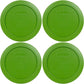 Pyrex 7200-PC 2-Cup Lawn Green Food Storage Replacement Lid (4-Pack) - Made in USA