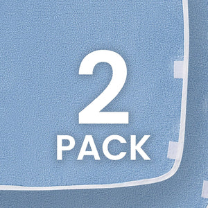 Vive Adult Bibs - Waterproof Apron Set for Men, Women for Eating with Adjustable Strap - Washable Reusable Large Terry Cloth