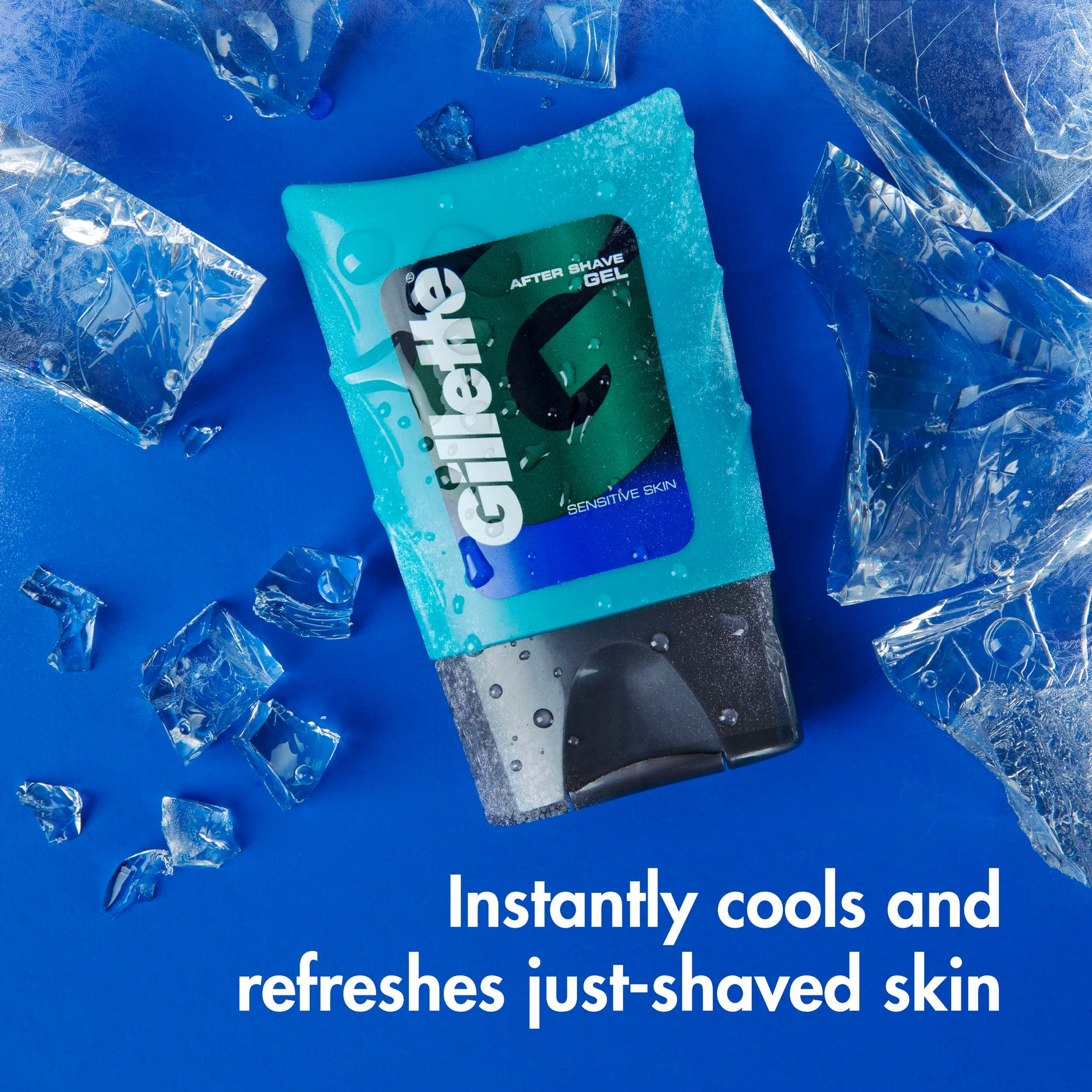 Buy now Gillette After Shave Gel for Men, Aftershave for Men, After Shave Lotion for Men, Calms, Soothes and Refreshes Sensitive Skin, Light Fragrance, 2.5 oz, Pack of 6, After Shave Cologne Men, Aftershave at indiglob india