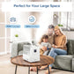 LEVOIT Humidifiers for Bedroom Large Room Home, 6L Warm and Cool Mist Ultrasonic Air Vaporizer for Plants and Whole House, Built-in Humidity Sensor, Essential Oil Diffuser, Whisper Quiet, Timer, White